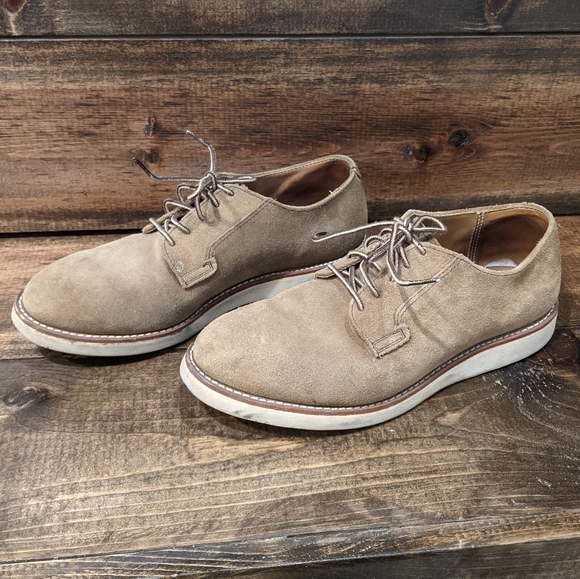 Red Wing 3104 Suede Postman Roughout Muleskinner Derby Shoes Size US 11 - Picture 2 of 7